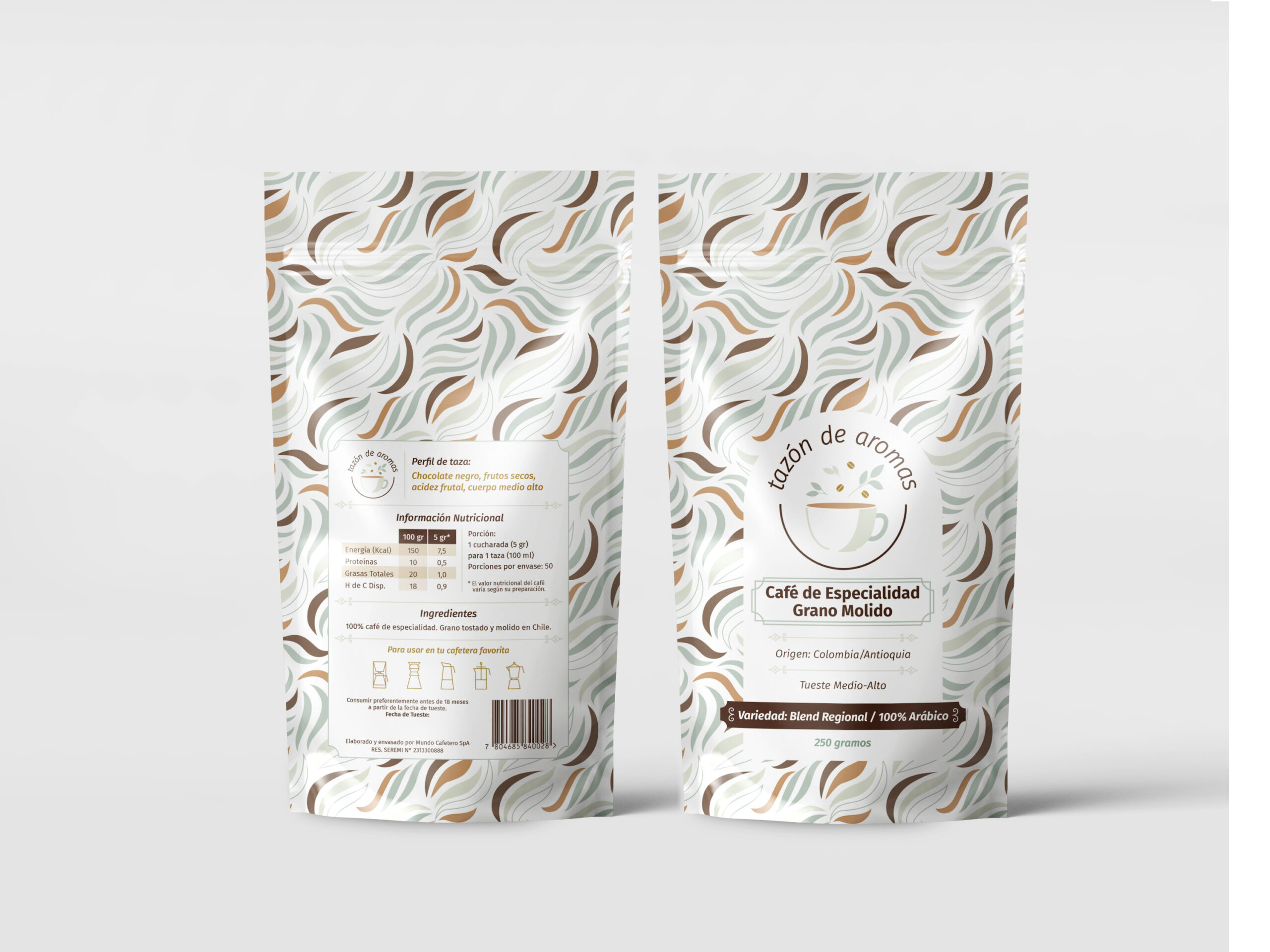 Doypack 250g Grano Molido