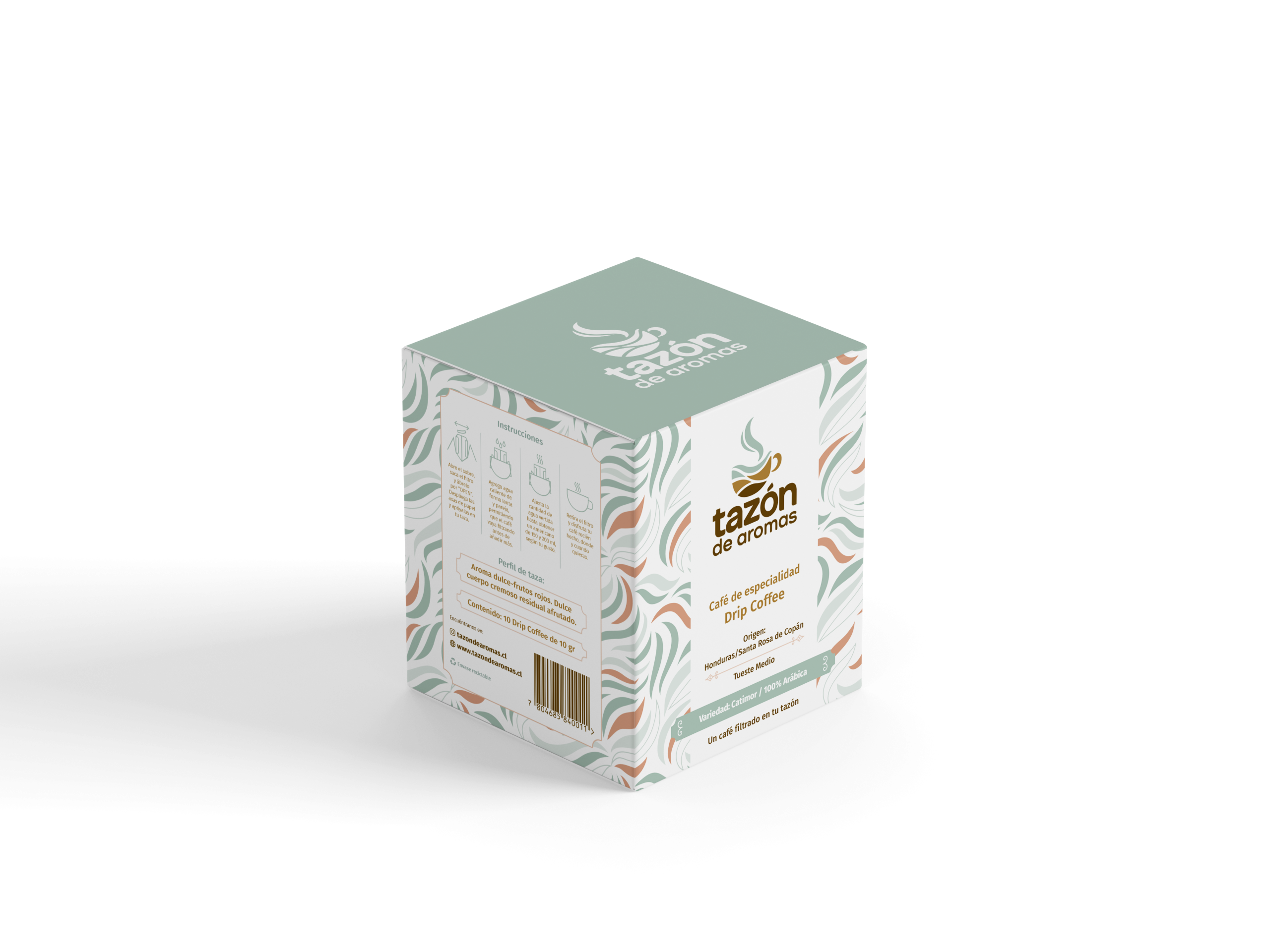 Caja 10 Drip Coffee Honduras
